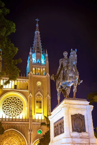 Guayaquil Ecuador November 2013 Park Downtown Which Part City Cathedral — Foto de Stock