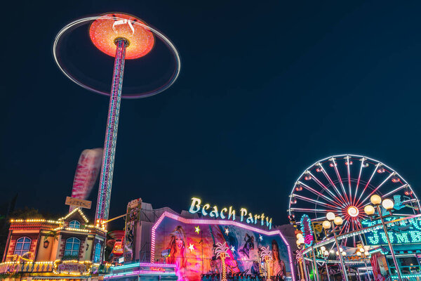 Netherlands March 2022 Fair Evening Malieveld Hague Stock Photo