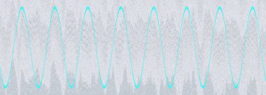 An abstract neon grunge textured wavy line background image.