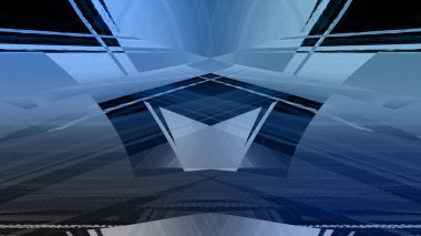 An abstract psychedelic kaleidoscope pattern background image.