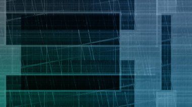 An abstract glitch art block pattern background image.