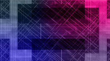 An abstract glitch art block pattern background image.