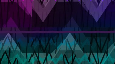 An abstract neon gradient line pattern background image.