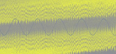 An abstract neon grunge textured wavy line background image.