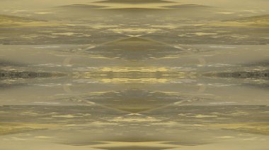 An abstract golden textured kaleidoscope background image.