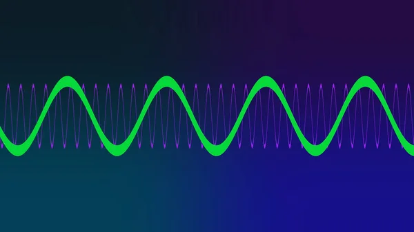 An abstract wavy line neon gradient background image.
