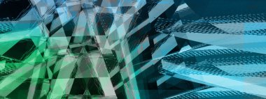 An abstract glitch art texture background image.