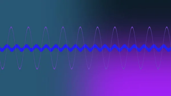 An abstract wavy line neon gradient background image.