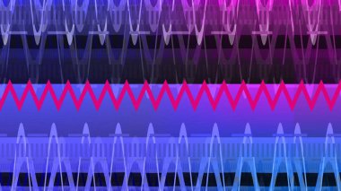 An abstract neon gradient line pattern background image.