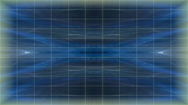 An abstract neon kaleidoscope pattern grid background image. 