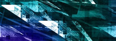 An abstract glitch art background image.