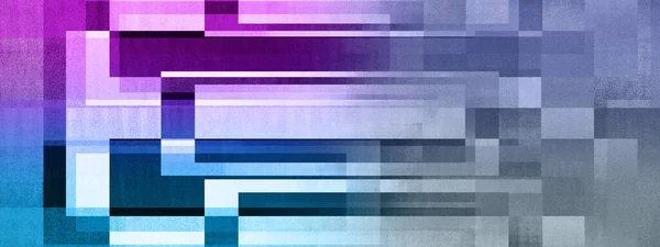 An abstract glitch art block shape background image.
