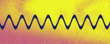 An abstract neon grunge textured wavy line background image.