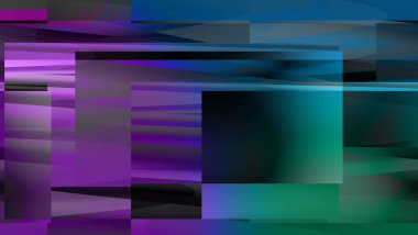 An abstract iridescent block pattern background image.