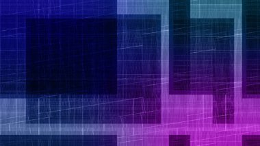 An abstract glitch art block pattern background image.