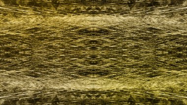 An abstract golden grunge texture kaleidoscope background image.