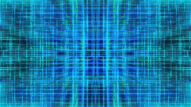 An abstract glitch art grid background image.