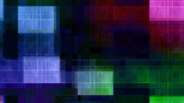 An abstract glitch art background image.