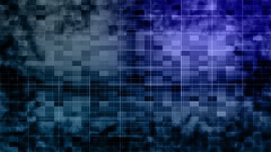 An abstract neon grunge border background image.