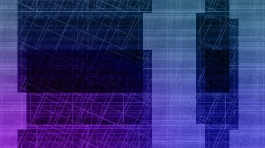An abstract glitch art block pattern background image.