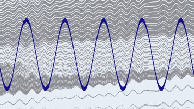 An abstract neon grunge textured wavy line background image.