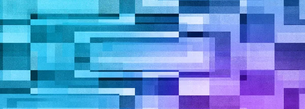 An abstract glitch art block shape background image.