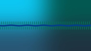 An abstract wavy line neon gradient background image.