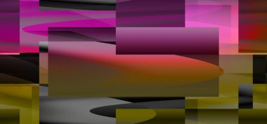 An abstract iridescent block pattern background image.