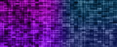 An abstract glitch art grid background image.