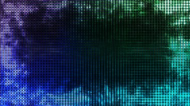 An abstract neon grunge border background image. 