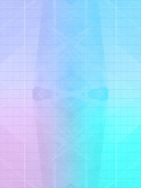 Abstract Neon Kaleidoscope Grid Shape Background Image — Stock Photo, Image