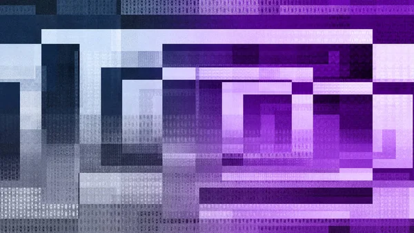 An abstract glitch art block shape background image.