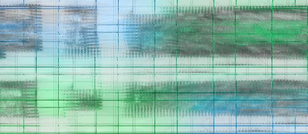 Abstract Neon Glitch Art Background Imgae — Foto Stock