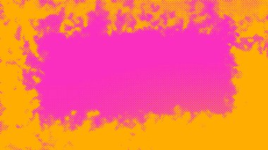 An abstract halftone grunge border background image.