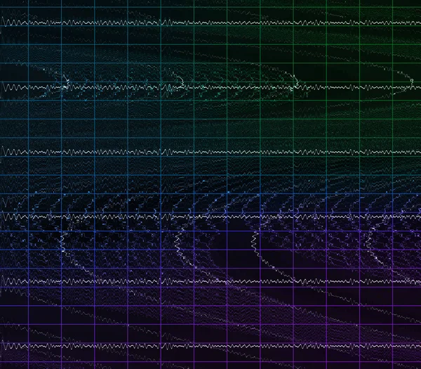 An abstract glitch art grid background image.
