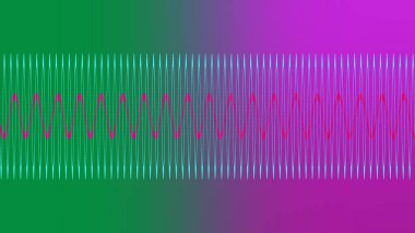 An abstract wavy line neon gradient background image.