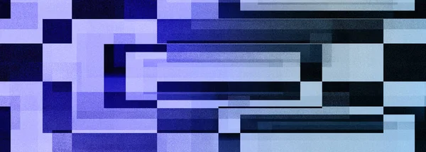 An abstract glitch art block shape background image.