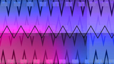 An abstract neon gradient line pattern background image.