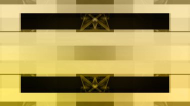 An abstract golden kaleidoscope pattern background image.