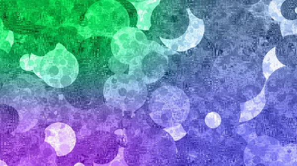 An abstract neon grunge textured circle pattern background image.