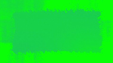 An abstract halftone grunge border background image.