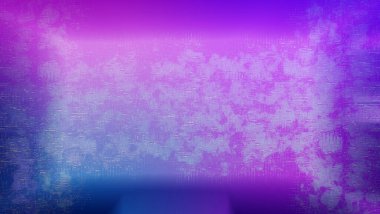 An abstract neon grunge border background image.