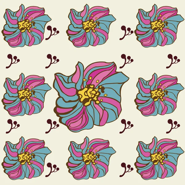 vektör çiçek desenli