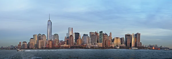 Панорама Нижнего Манхэттена Стоковое Изображение