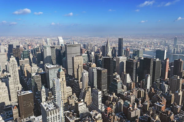Манхэттен сверху — стоковое фото