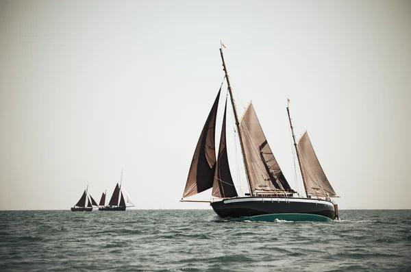 Ketch sous les voiles Images De Stock Libres De Droits