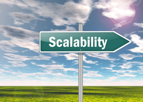Signpost "Scalability" — Stock Photo, Image