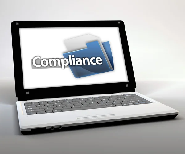 Mobile Thin Client, Netbook "Compliance" — Stock Photo, Image