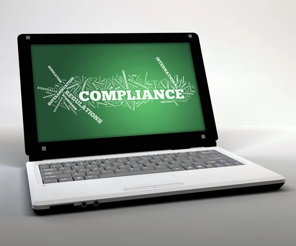 Mobile Thin Client, Netbook "Compliance" — Stock Photo, Image