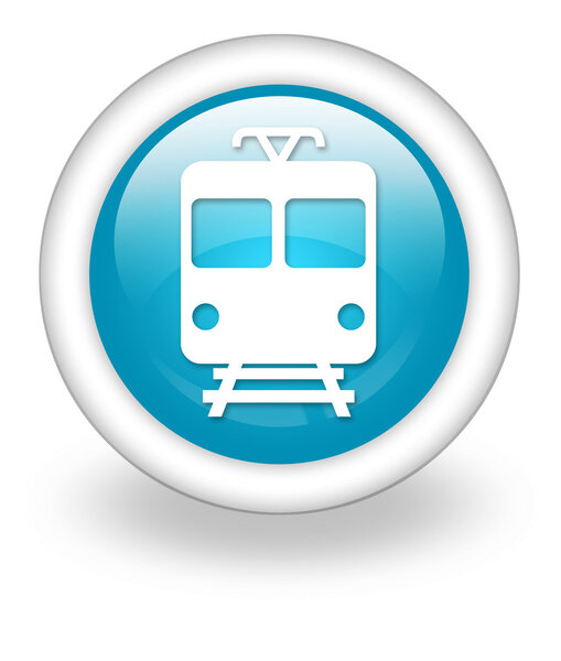 Icon, Button, Pictogram Train, Mass Transit